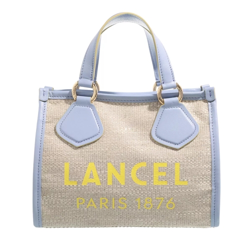 Lancel Summer Tote Nat/Lavender Crossbody Bag