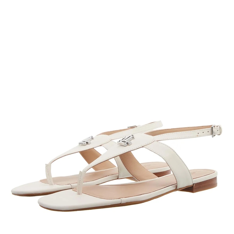 Lauren Ralph Lauren Sandalen Everley Sandals Flat Sandal Soft White(Image 3)