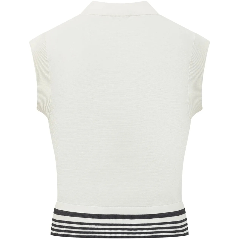 Autry International  Gilet con Logo weiß(Image 2)