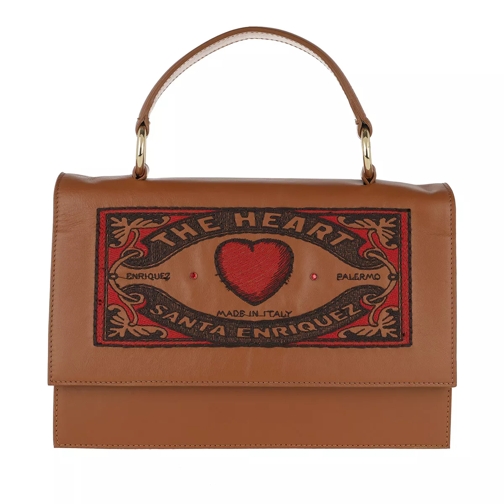 Alessandro Enriquez Pheme Heart Handle Bag Hearth Satchel