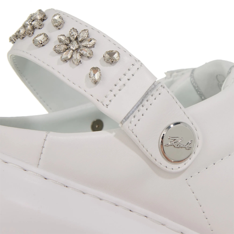 Karl Lagerfeld Sneaker basse Kapri Florastone Sling White Lthr(Image 10)