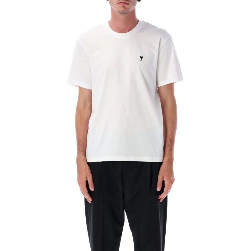 AMI Paris T-shirt T-Shirt mit Logo Weiß(Image 12)