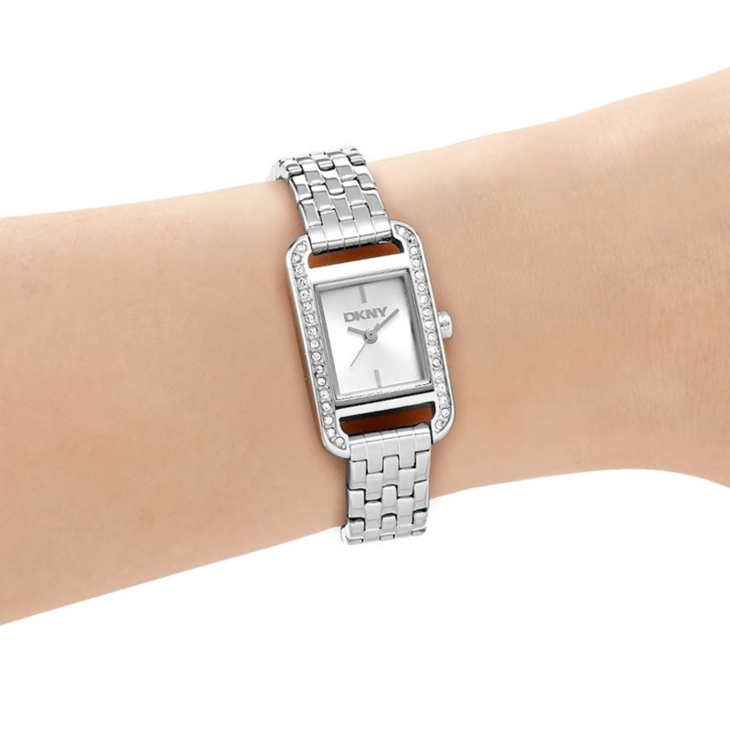 DKNY Quarzuhr Quarzuhr Signature Square Watch silber(Image 5)