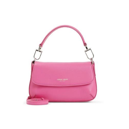 Giorgio Armani Fuchsia Lamb Leather Mini Bag Pink Cross body-väskor