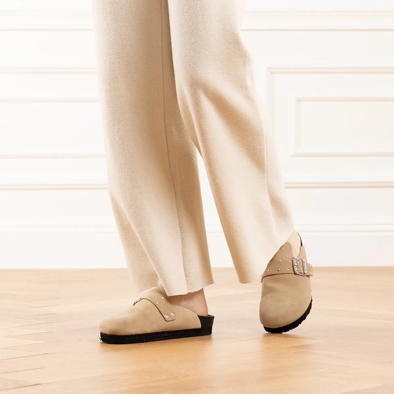 Espadrij l’originale Hausschuhe Cloq Rivet Beige(Image 2)