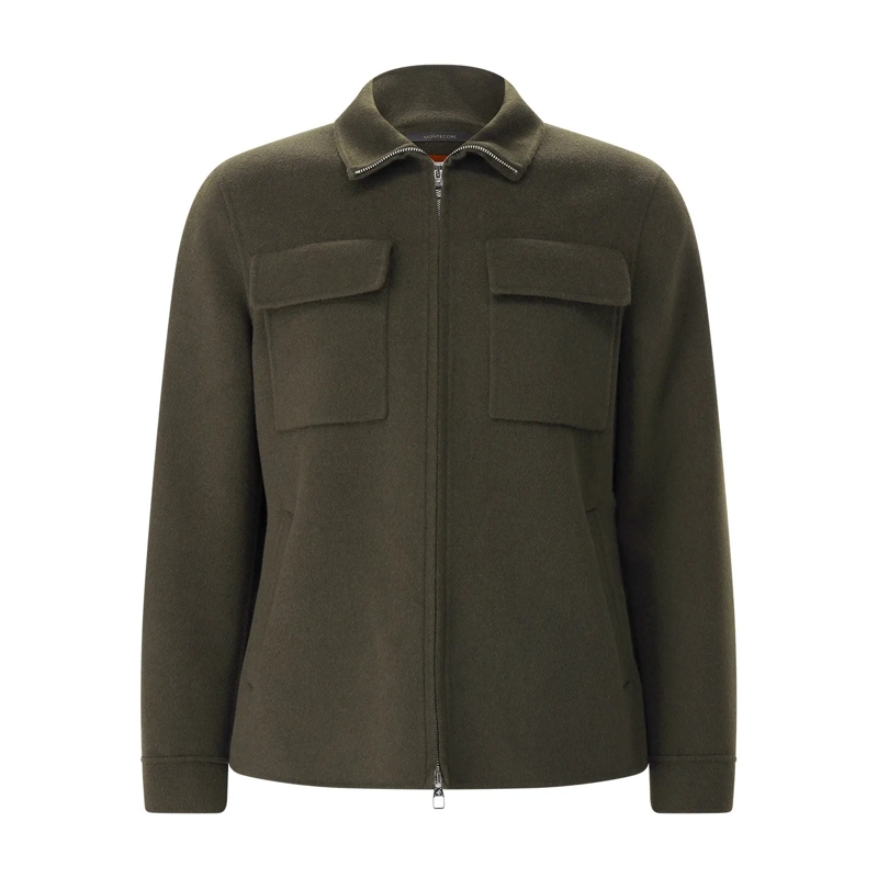 MONTECORE Veste de costume Jacke aus Kaschmir grau