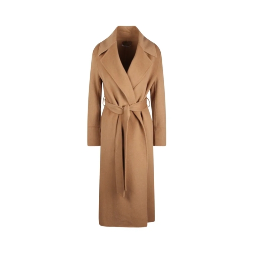 Dressler Übergangsmäntel Belt Coat Brown