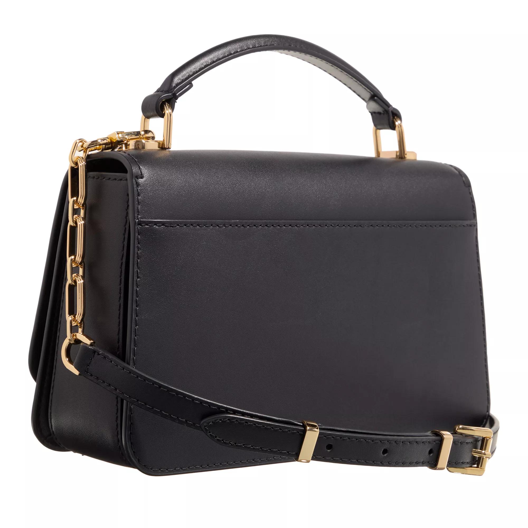 Michael Kors Satchels Md Ew Th Chn Satchel in zwart