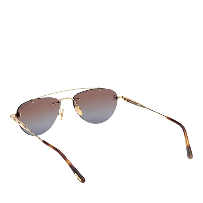 Tom Ford Sonnenbrille ASTOR-02 Shiny Deep Gold(Image 6)