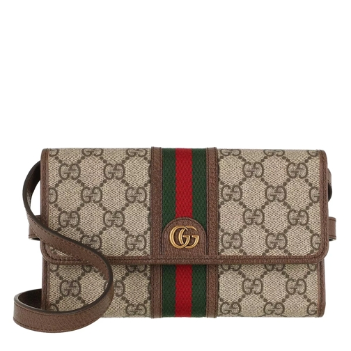 Gucci Mini Ophidia Crossbody Bag Beige Ebony Cross body-väskor