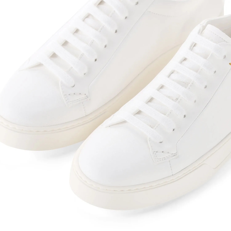 Doucal's Schnürschuhe Sneaker aus Leder weiß(Image 3)