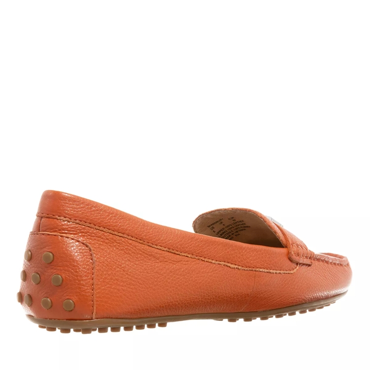 Lauren Ralph Lauren Barnsbury Flats Rust Orange Driver