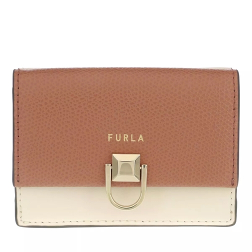 Furla Furla Miss Mimi' S Compact Wallet Miele+Pergamena Portemonnaie mit Überschlag