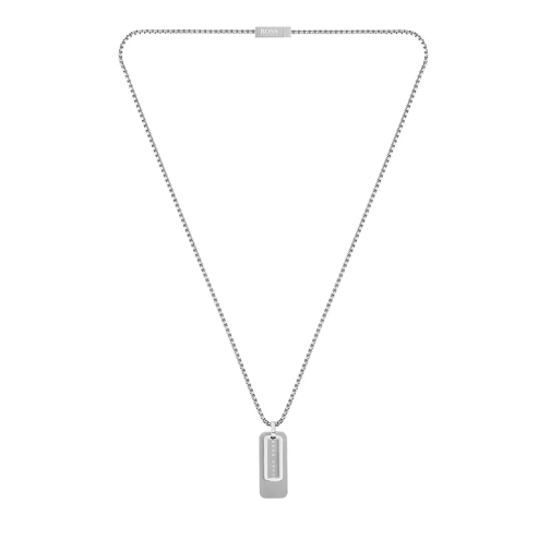 Boss Necklace Silver Lange Halskette