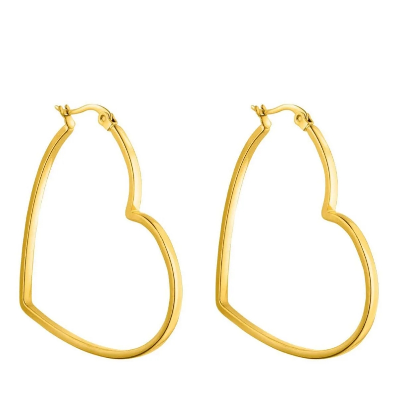 Purelei Ohrstecker Creolen Big Love gold