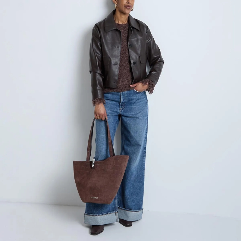 Jacquemus Schoudertas Le Bambola Moyen Dark Brown(Image 2)