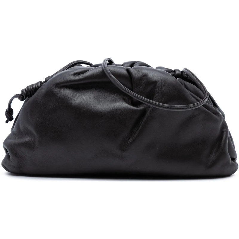 Bottega Veneta Schultertasche Lambskin The Mini Pouch Crossbody schwarz