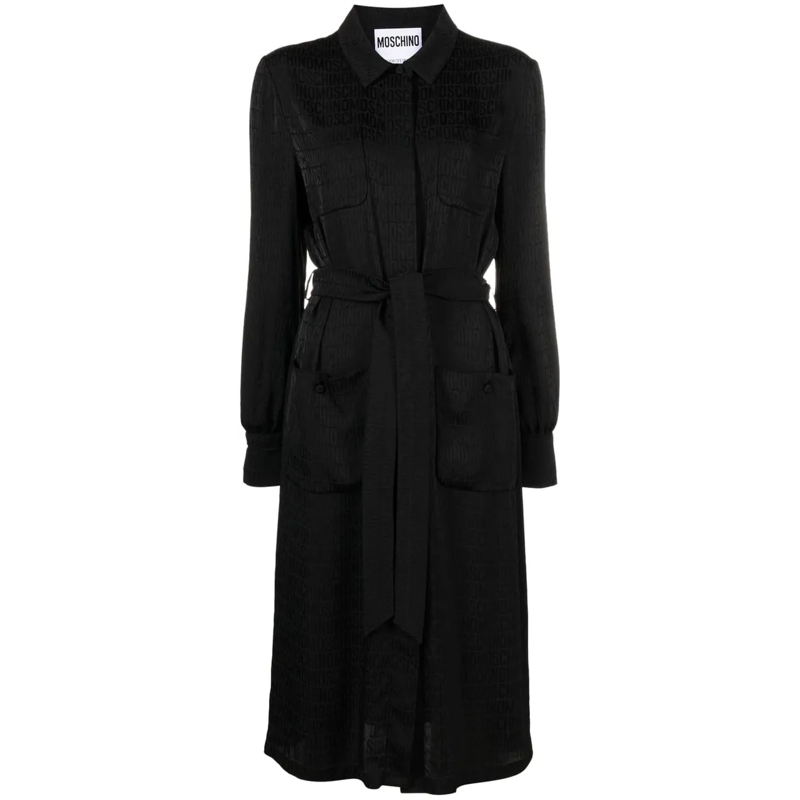 Moschino Robe midi Dresses Black schwarz