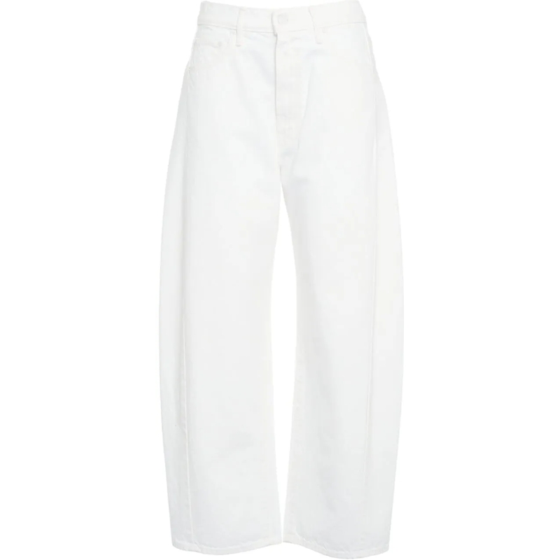 Mother Jeans Slim Fit Jeans 'The Full-Pipe' weiß