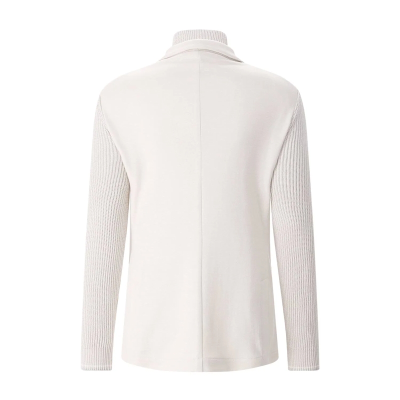 Eleventy Veste de costume Jacke mit Strickeinsatz beige(Image 3)
