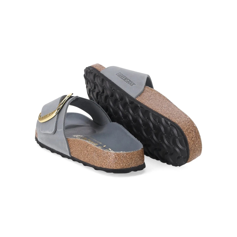 Birkenstock Schnürschuhe Sandalen Madrid aus Leder grau(Image 3)