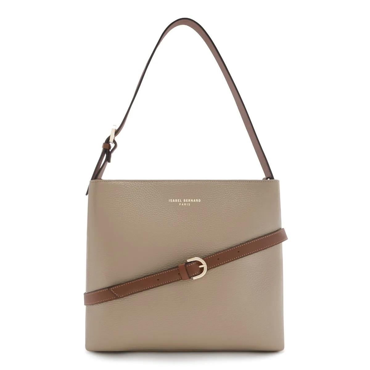 Isabel Bernard Crossbody Bags - Isabel Bernard Honoré damen Schultertasche Taupe I - Gr. unisize - in Taupe - für Damen