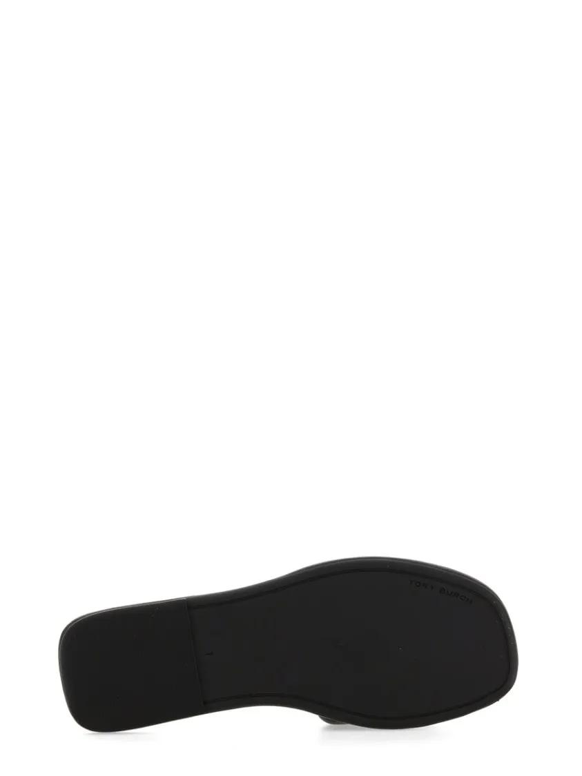 Thumbnail - Tory Burch Sandalen - Double T Sport Slider Sandal - Gr. 6_5 - in Schwarz - für Damen