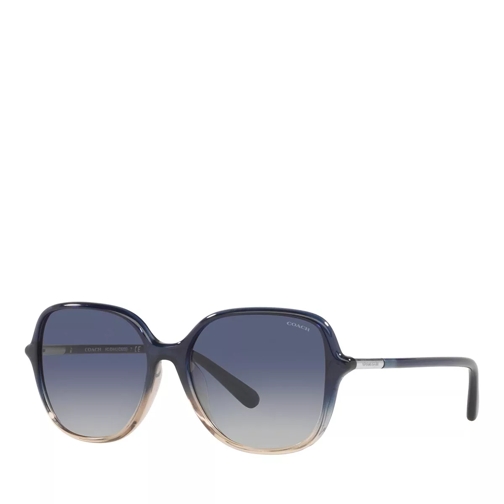 Coach Sunglasses 0HC8344U Blue Taupe Gradient Solglasögon