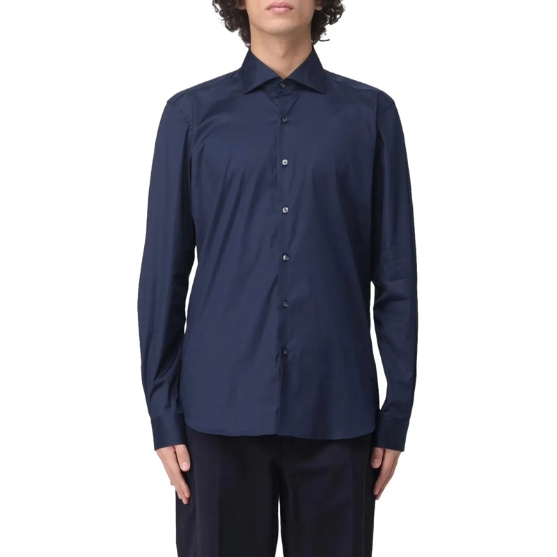 Fay Haut décontracté Shirts Blue blau