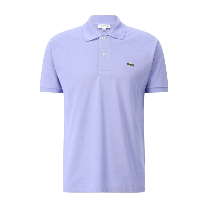 Lacoste Polohemd Classic-Fit Poloshirt mit Logo Blau