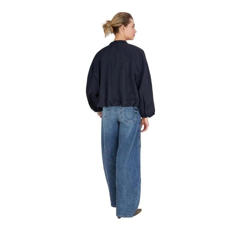 True Religion Daunenjacke - Lange Ärmel- Kastenförmiger Schnitt- Verstellb navy(Image 3)
