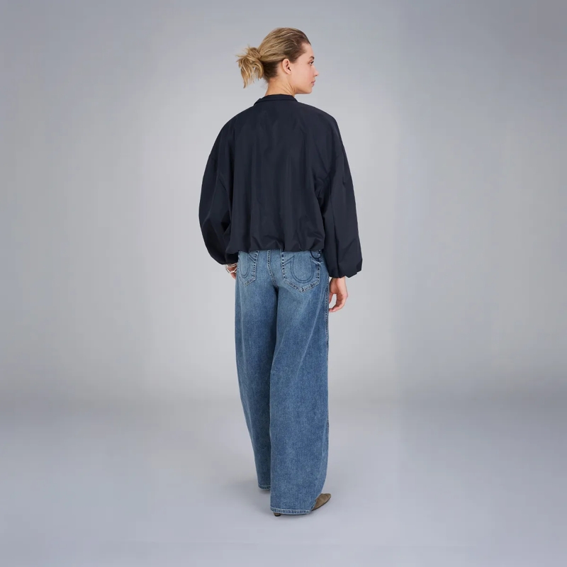 True Religion Daunenjacke - Lange Ärmel- Kastenförmiger Schnitt- Verstellb navy(Image 4)