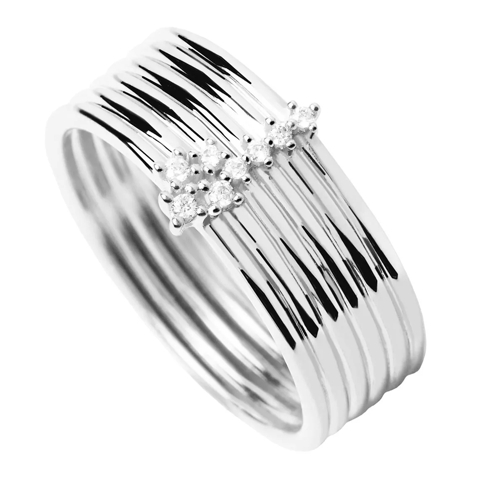 PDPAOLA Super Nova Ring Silver Anello multi-ring