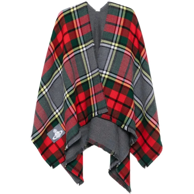 Vivienne Westwood Écharpe en laine Scarfs Tartan mehrfarbig