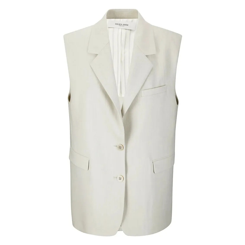 Golden Goose Blazer Nicole Vest White