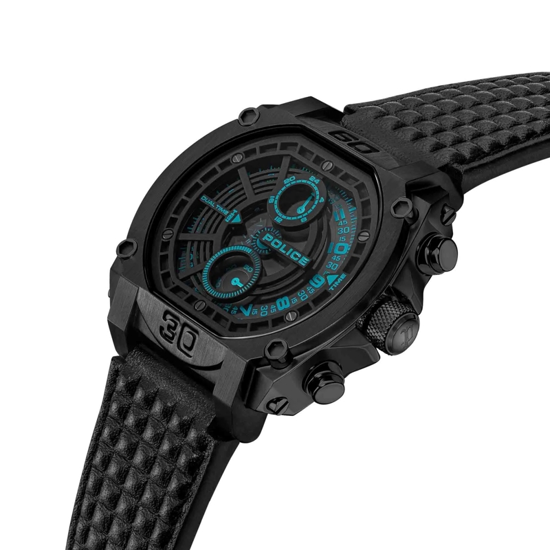 Police Automatikuhr Quarzuhr Norwood schwarz(Image 2)