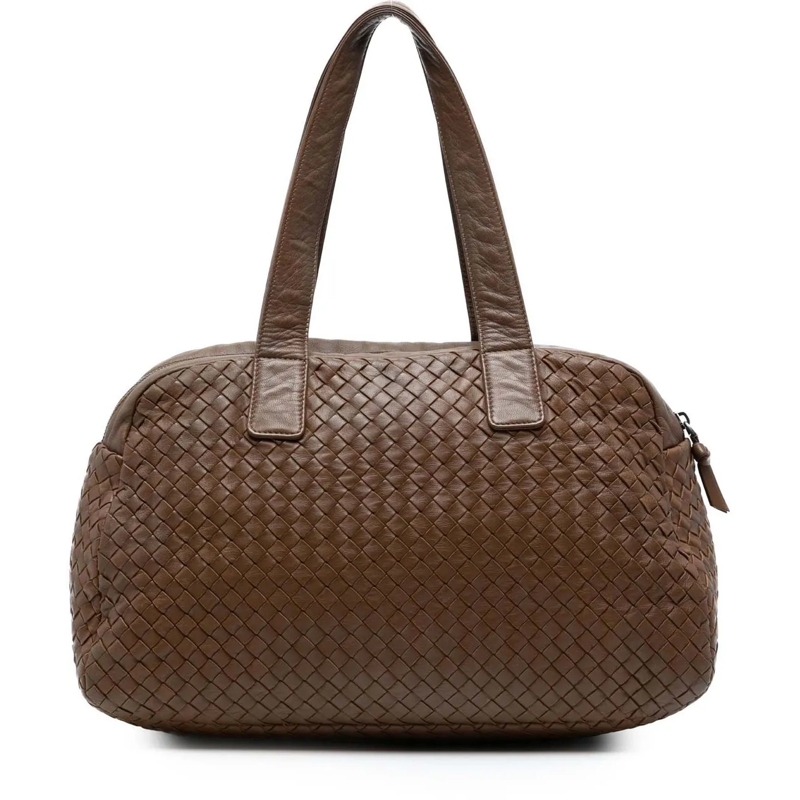 Bottega Veneta Schultertasche Nappa Intrecciato Shoulder Bag braun