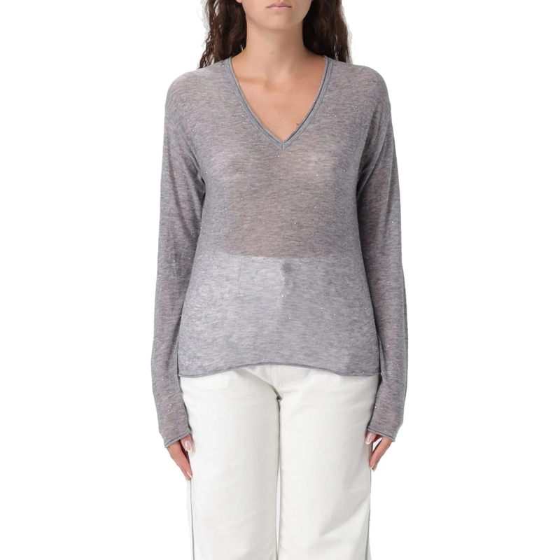 Pinko  Sweaters Grigio Pioggerella grün