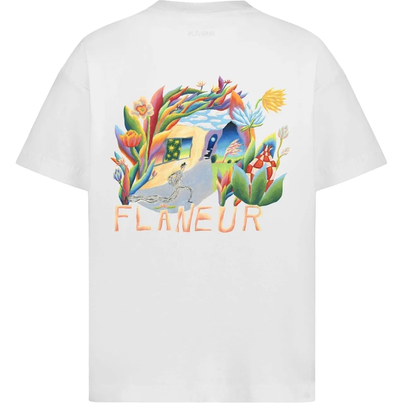 Flâneur T-shirt Passage of Time T-Shirt | White weiß