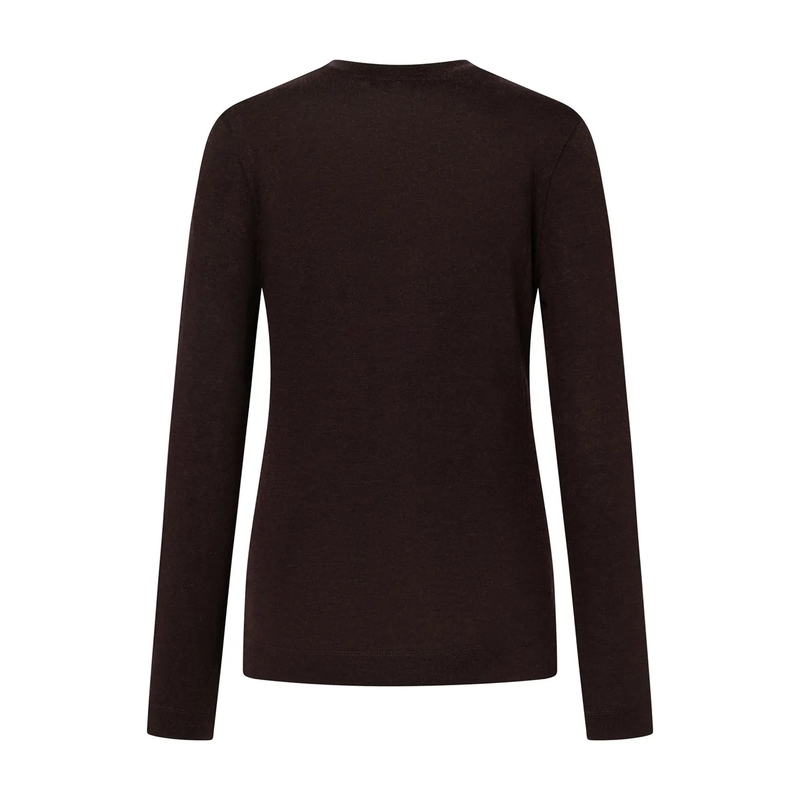 windsor. T-Shirt Leichtes Langarmshirt Braun(Image 6)