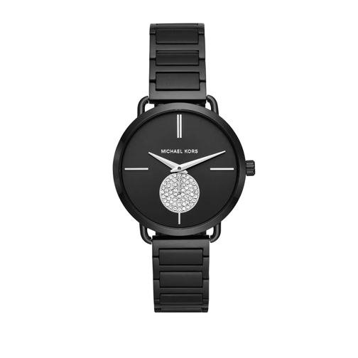 Michael Kors MK3758 Ladiesmetals Portia Black Multifunctioneel Horloge