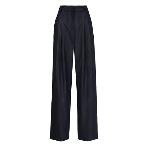 Essentiel Antwerp Duchamp Blue Wide Leg Trousers Blue 