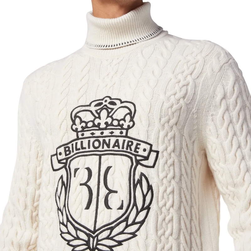 BILLIONAIRE  Rollkragenpullover weiss(Image 4)