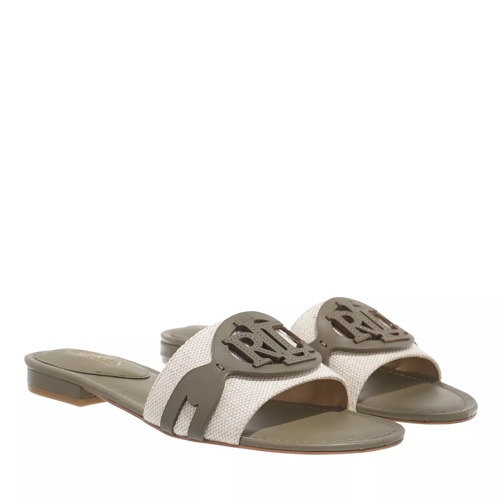 Lauren Ralph Lauren Alegra Sandals Slide Natural/Sage Slip-in skor