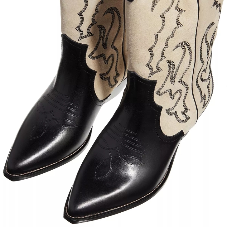 Black and white two tone boots hotsell