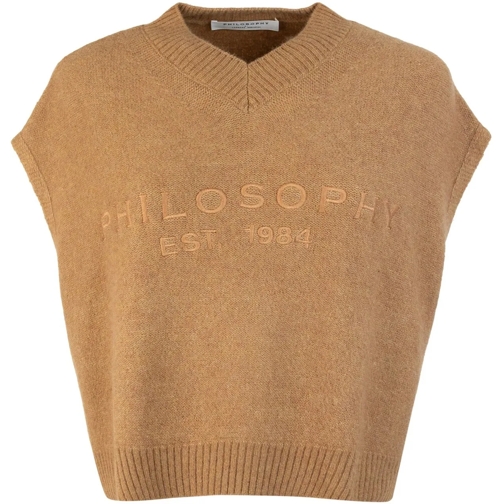 Philosophy Di Lorenzo Serafini Sweatshirts Philosophy by Lorenzo Serafini Sweaters Brown schwarz