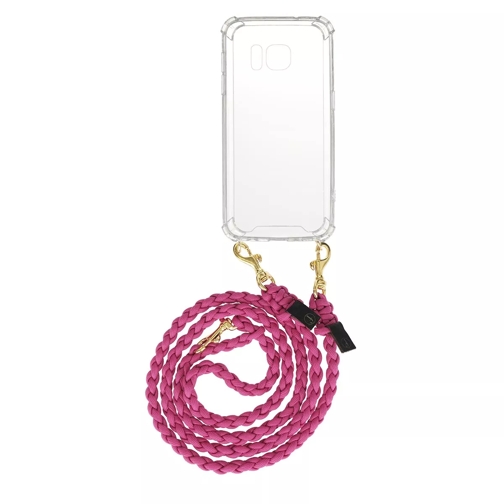 fashionette Smartphone Galaxy S7 Necklace Braided Berry Handyhülle