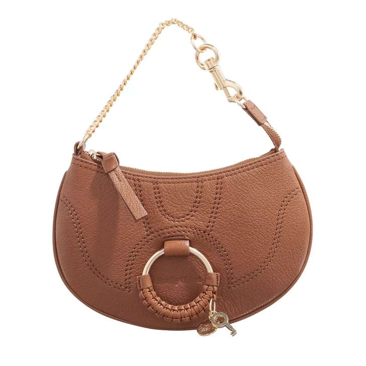 See By Chloé Hana Leather Shoulder Bag Caramel | Pochette