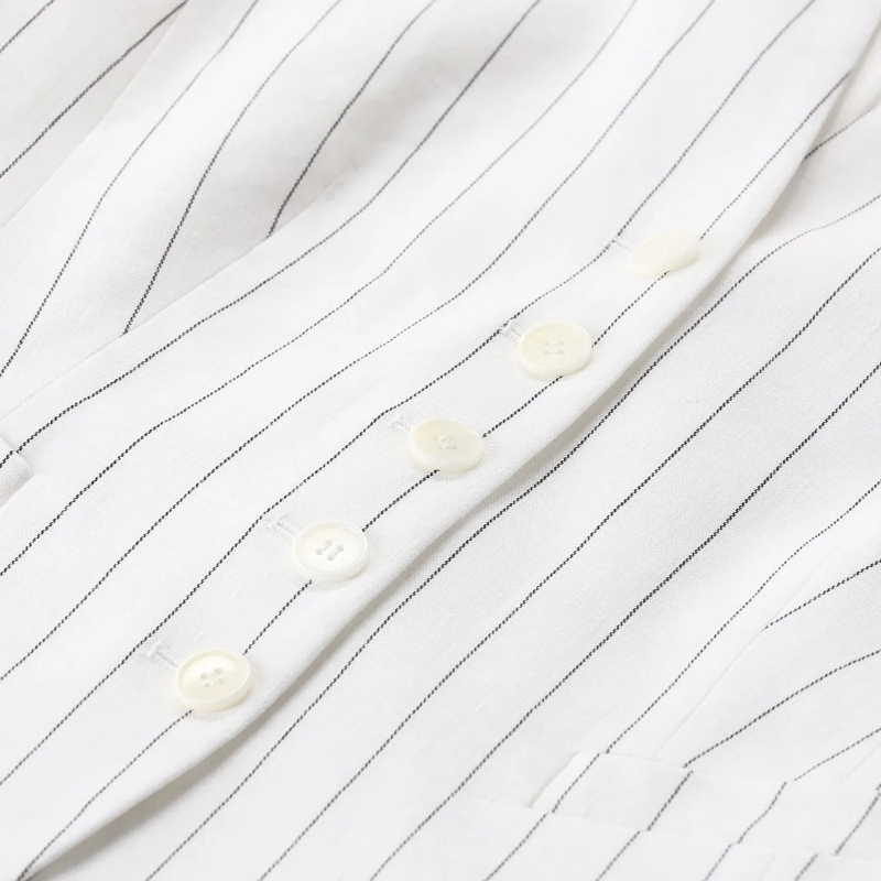 windsor. Weste Weste mit Nadelstreifen weiß(Image 3)