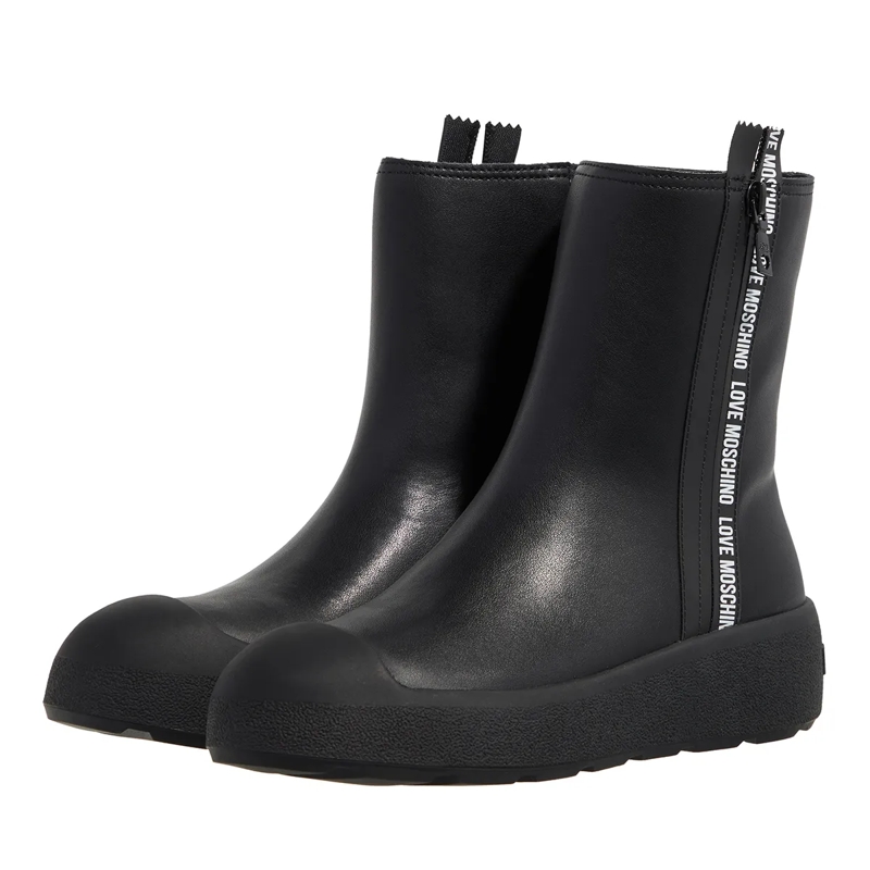 Love Moschino High-Top-Sneaker Race Love Sneakers Donna Nero